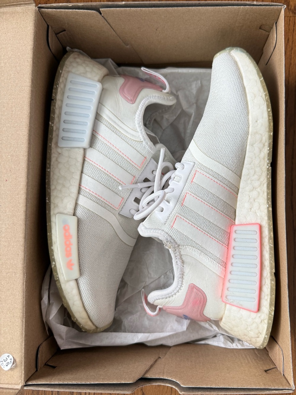 Adidas Womens NMD_R1 'White Acid Red'